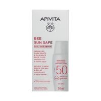 Apivita Bee Sun Safe Daily Age Repair fluid ráncok és pigmentfoltok ellen SPF50 50ml