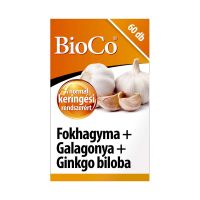 BioCo Fokhagyma + Galagonya + Ginkgo biloba tartalmú étrend-kiegészítő tabletta 60x