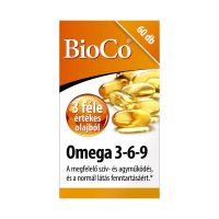 BioCo Omega-3-6-9 lágyzselatin kapszula 60x