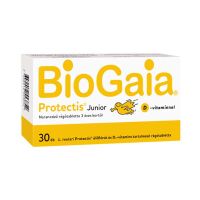 BioGaia Protectis Junior rágótabletta D-vitaminnal narancs ízű 30x