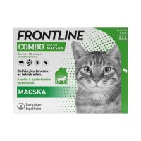 Frontline Combo rácsepegtető oldat macskáknak 3x