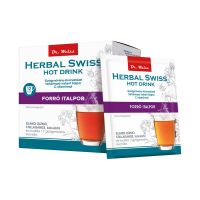 HERBAL SWISS HOT DRINK Gyógynövény-kivonatokat tartalmazó insant italpor (Pingvin Product) 12x