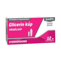 Jutavit Glicerin végbélkúp Gyermek (Pingvin Product) 12x