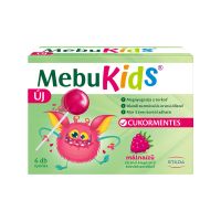 MebuKids málnaízű étrend-kiegészítő nyalóka 6x