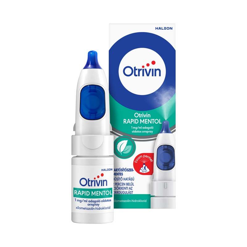 Otrivin Rapid Mentol 1 mg/ml adagoló oldatos orrspray 1x10ml - Pingvin ...