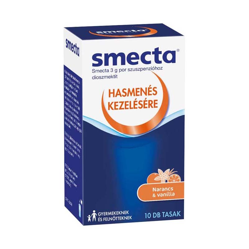 Smecta 3 g por szuszpenzióhoz 10 tasak - Pingvin Patika