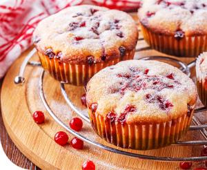 Ribizlis muffin