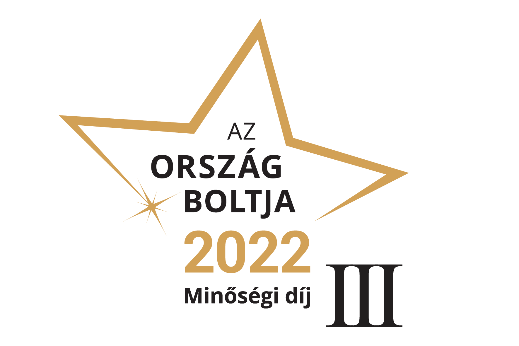 Ország Boltja 2022 Minőségi díj Szépségápolás és egészség kategória III. Helyezett