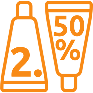 50% kedvezmény a 2. alacsonyabb árú termékre (CeraVe)