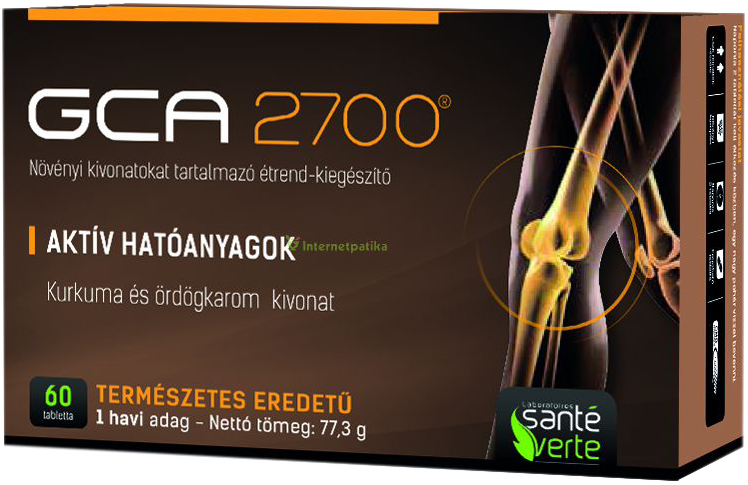 GCA 2700 Aktív Kurkuma Ördögkarom tabletta
