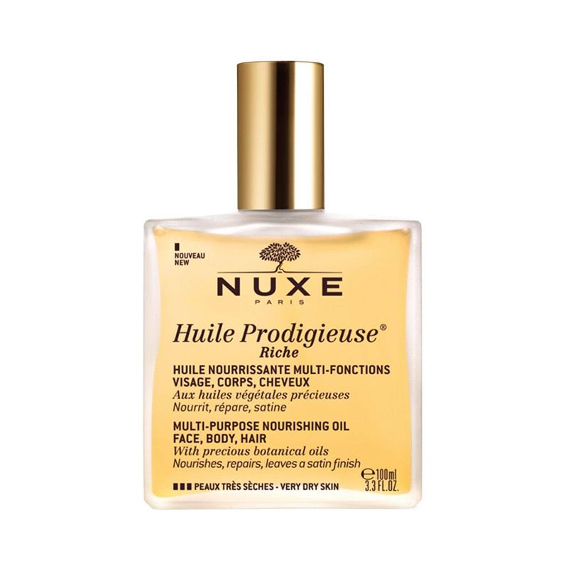 Nuxe Huile Prodigieuse Riche többfunkciós gazdag szárazolaj arcra, testre és hajra