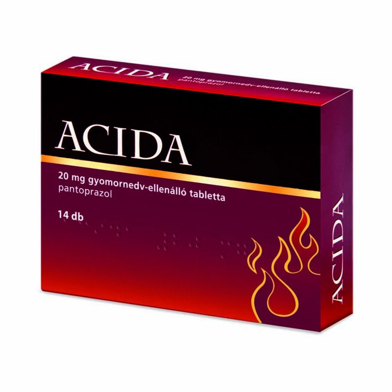 Acida 20 mg gyomornedv-ellenálló tabletta
