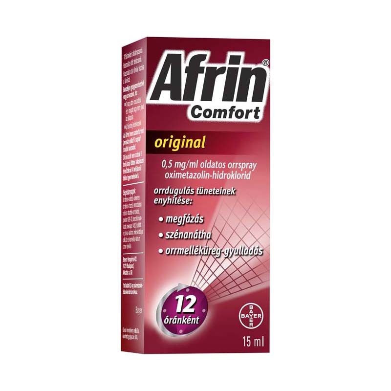 Afrin Comfort original 0,5 mg/ml oldatos orrspray