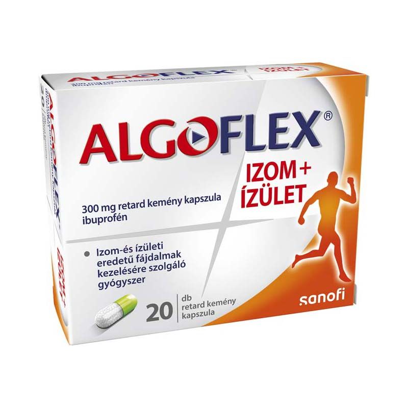 Algoflex Izom+ízület 300 mg retard kemény kapszula