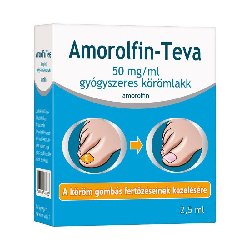 Amorolfin Teva 50 mg/ml gyógyszeres körömlakk