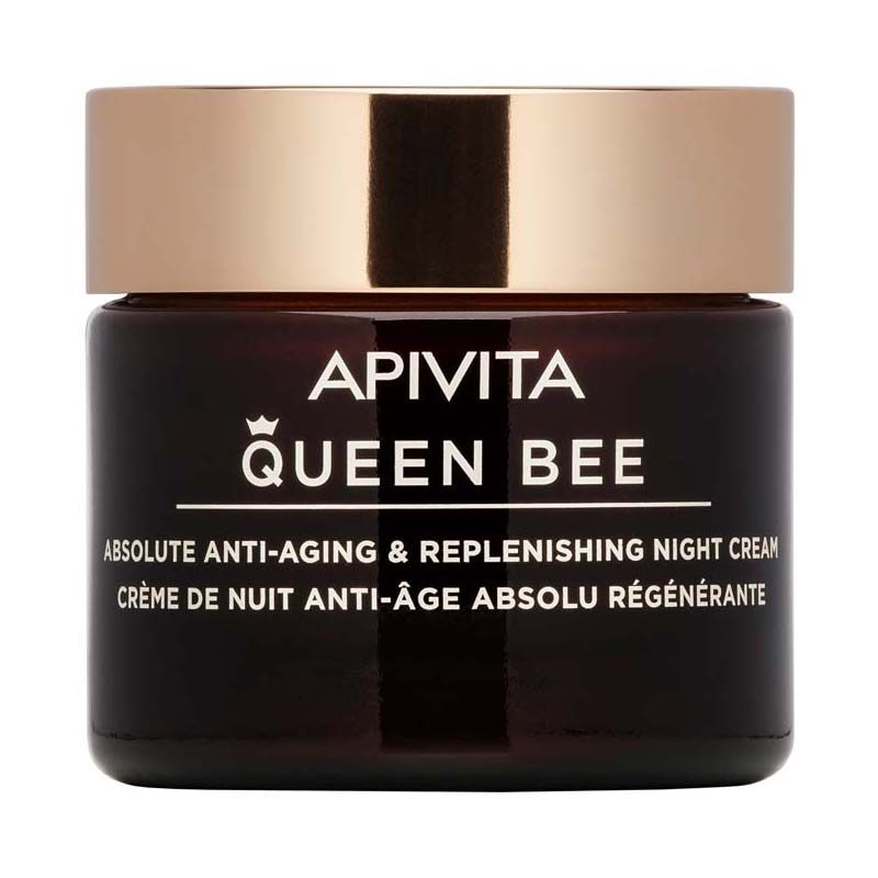 Apivita Queen Bee Ránctalanító éjszakai arckrém érett bőrre