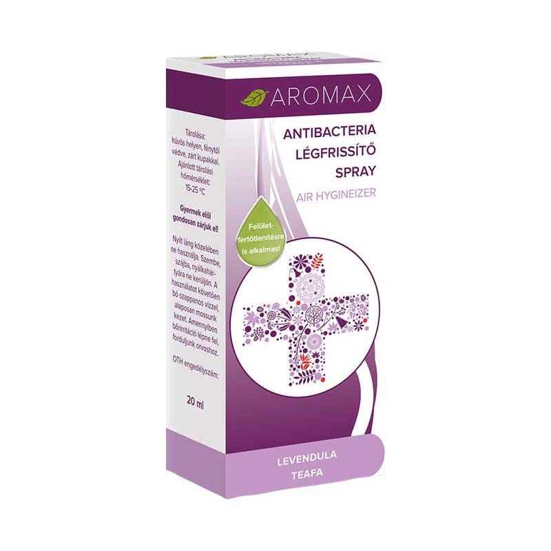 Aromax antibacteria légfrissítő spray levendula-teafa