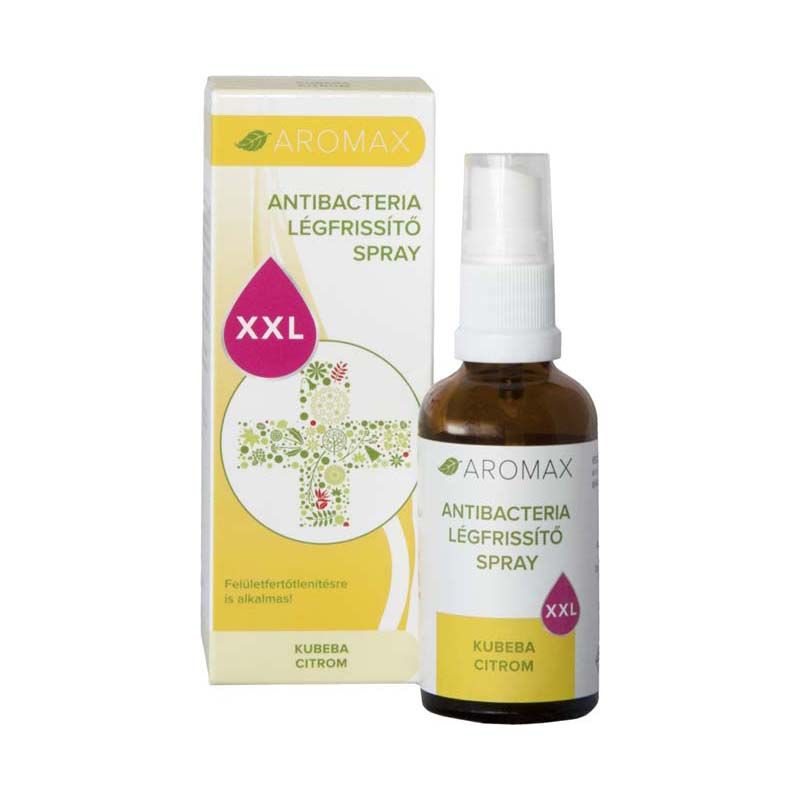 Aromax Antibacteria légfrissítő spray kubeba-citrom