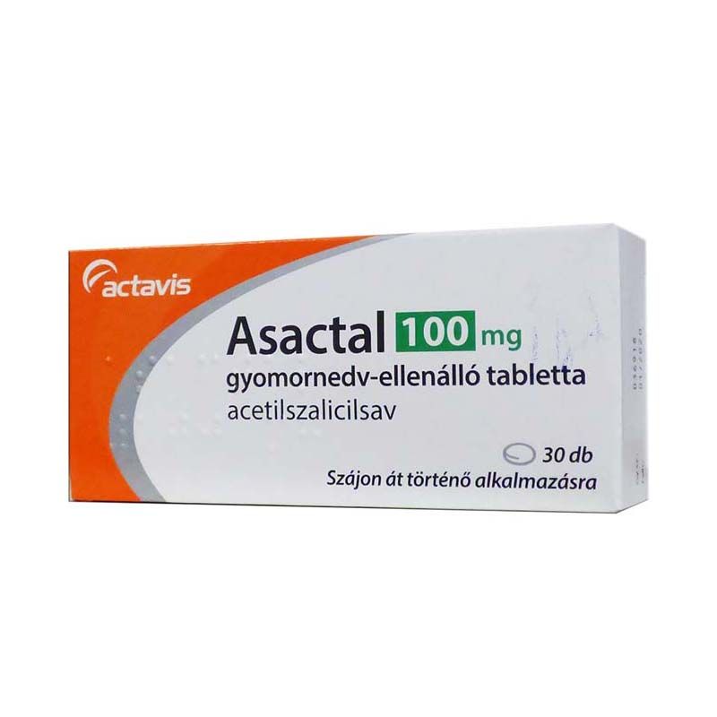 Asactal 100 mg gyomornedv-ellenálló tabletta