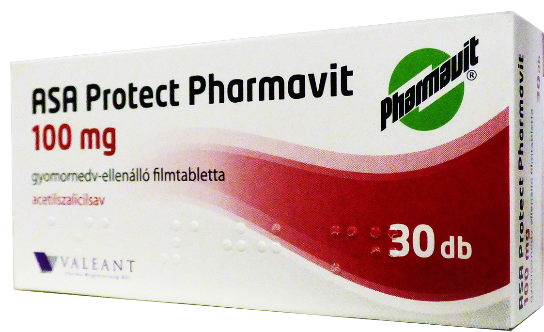 ASA Protect Pharmavit 100 mg gyomornedv-ellenálló filmtabletta