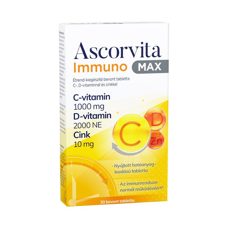 Ascorvita Immuno Max bevont tabletta