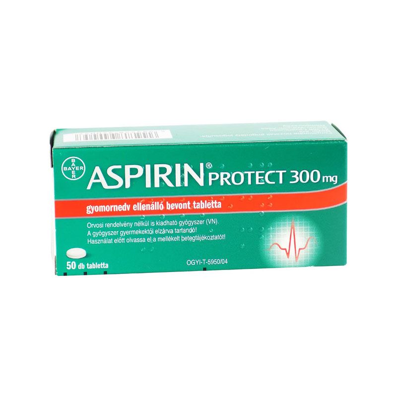 Aspirin Protect 300 mg gyomornedv-ellenálló bevont tabletta 