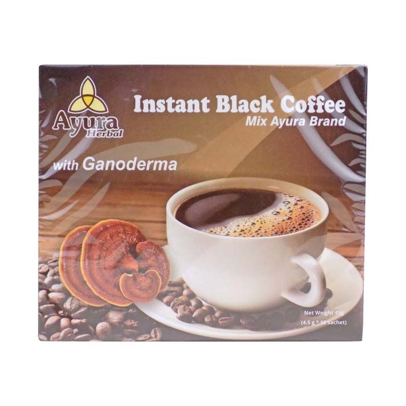 Ayura Instant Black Coffee Fekete kávé ganoderma gombával