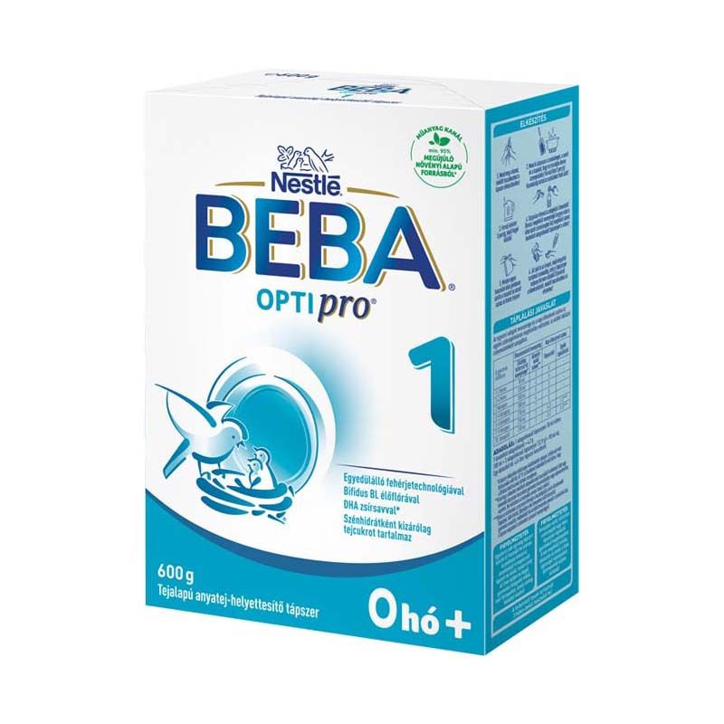 Beba Optipro 1 tejalapú anyatej-helyettesítő tápszer születéstől kezdve