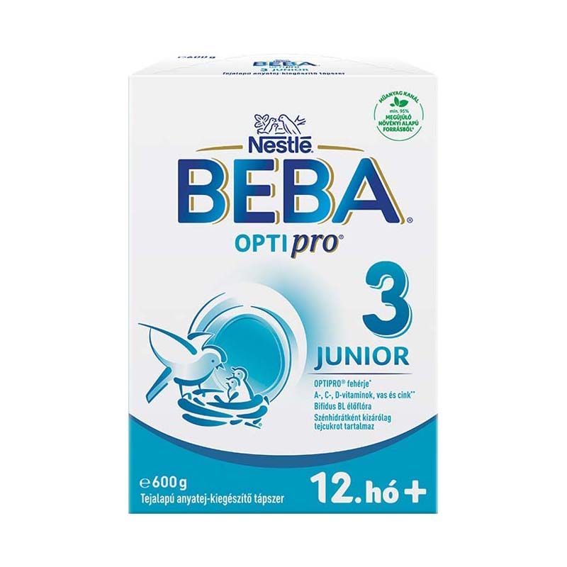 Beba Optipro 3 Junior tejalapú anyatej-kiegészítő tápszer