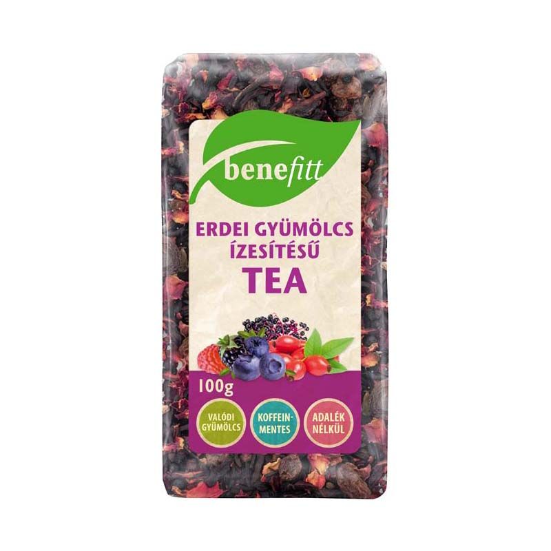 Benefitt erdei gyümölcs ízesítésű tea