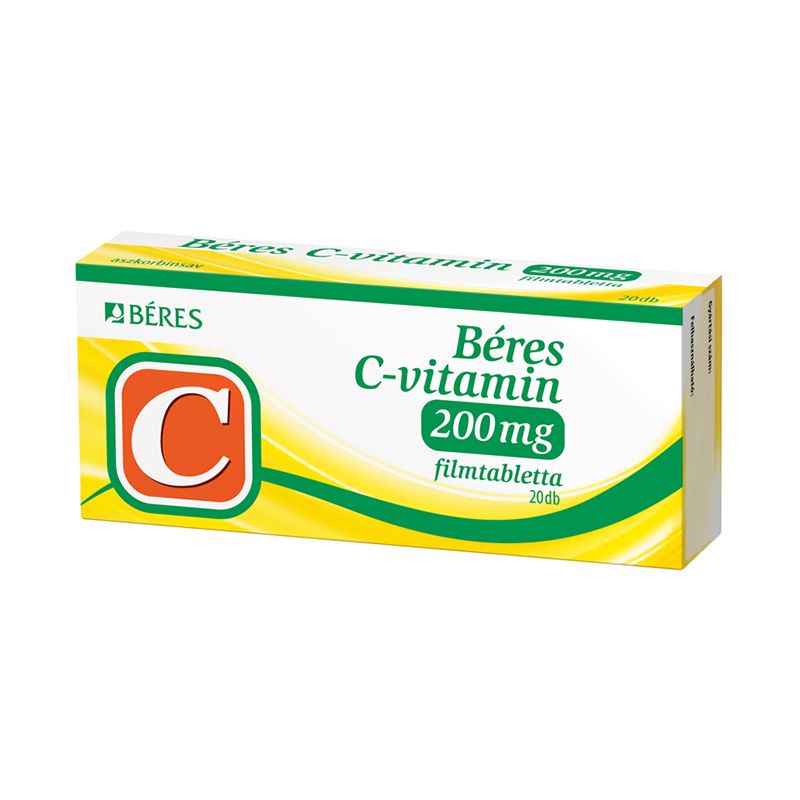 Béres C-vitamin 200mg filmtabletta