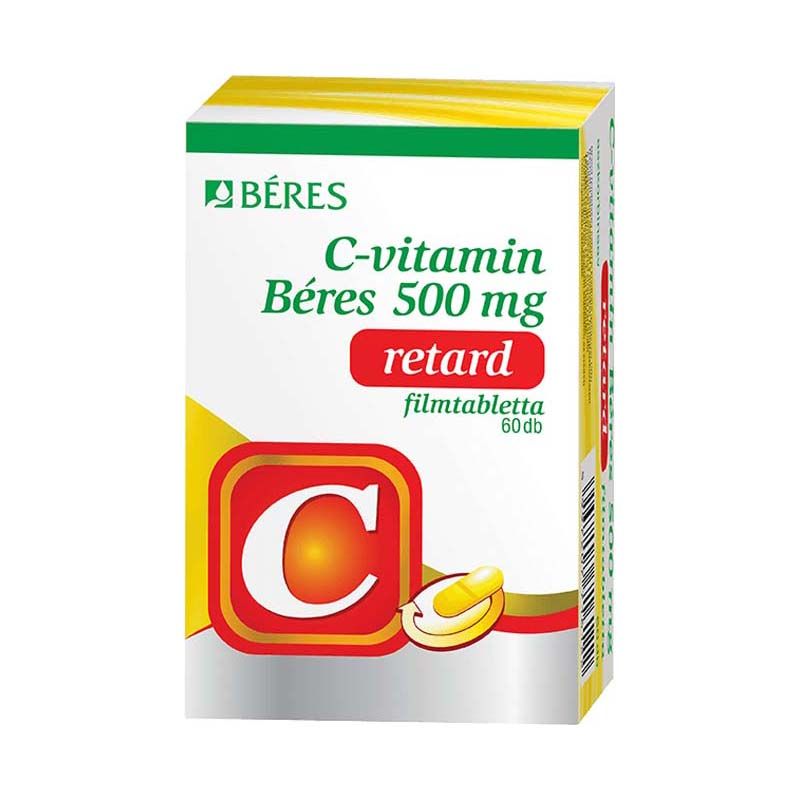 Béres C-vitamin 500 mg retard filmtabletta