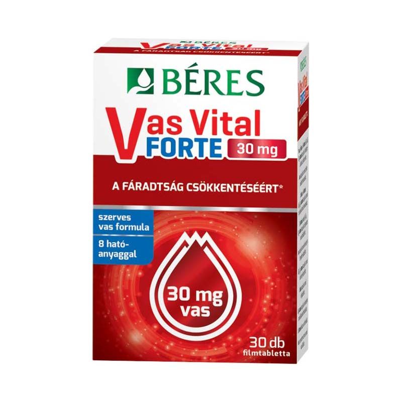 Béres Vas Vital Forte 30 mg filmtabletta
