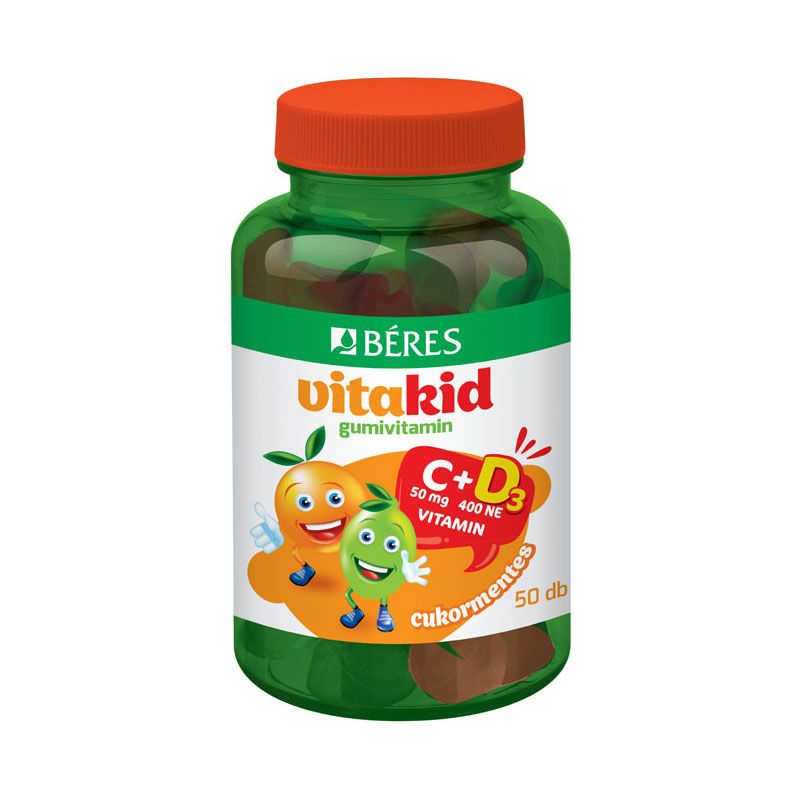 Béres Vitakid C + D3 gumivitamin gumitabletta