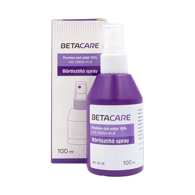 Betacare Povidon-jód 10% bőrtisztító spray