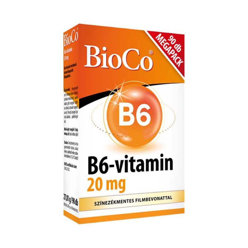 BioCo B6-vitamin 20 mg étrend-kiegészítő filmtabletta