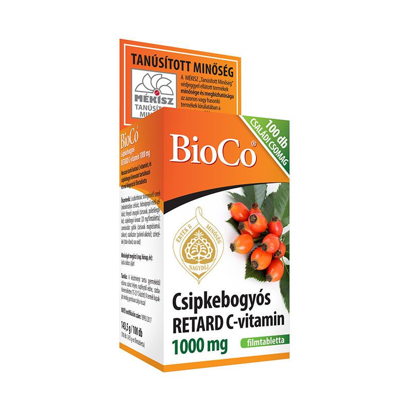 BioCo Csipkebogyós retard C-vitamin 1000 mg filmtabletta