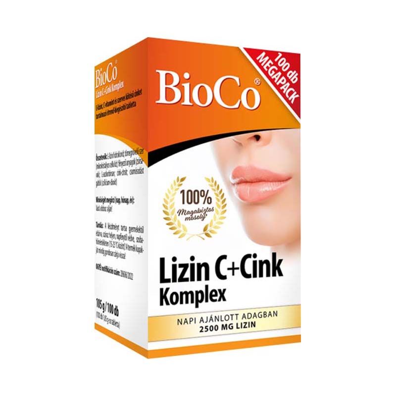 Bioco Lizin C + Cink komplex tabletta