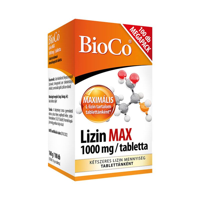 BioCo Lizin Max 1000 mg tabletta