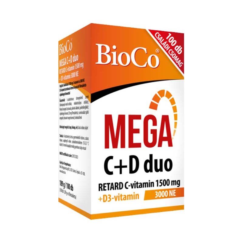 Bioco Mega C+D duo retard filmtabletta