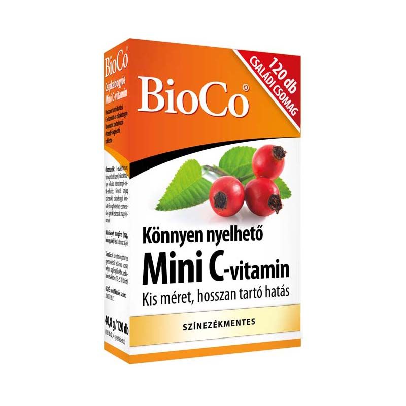 BioCo Mini C-vitamin étrend-kiegészítő tabletta
