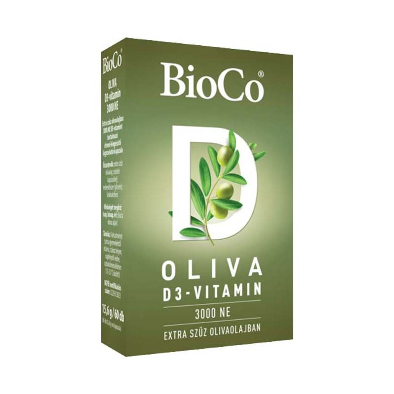 BioCo Oliva D3 3000 NE lágyzselatin kapszula