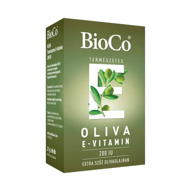 BioCo Oliva természetes E-vitamin 200 IU lágyzselatin kapszula