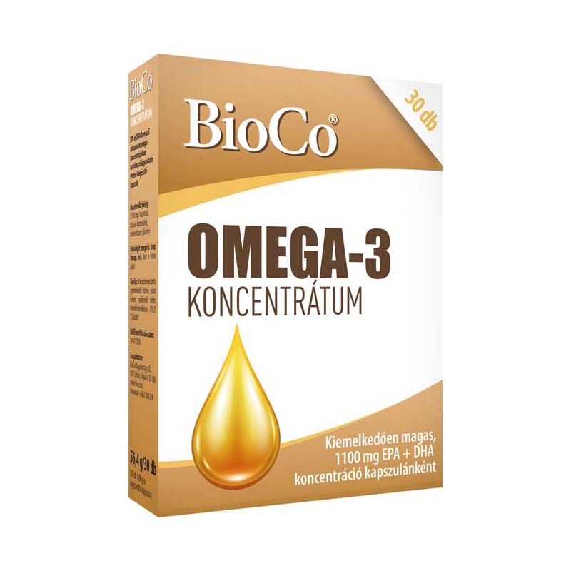 BioCo Omega-3 koncentrátum kapszula