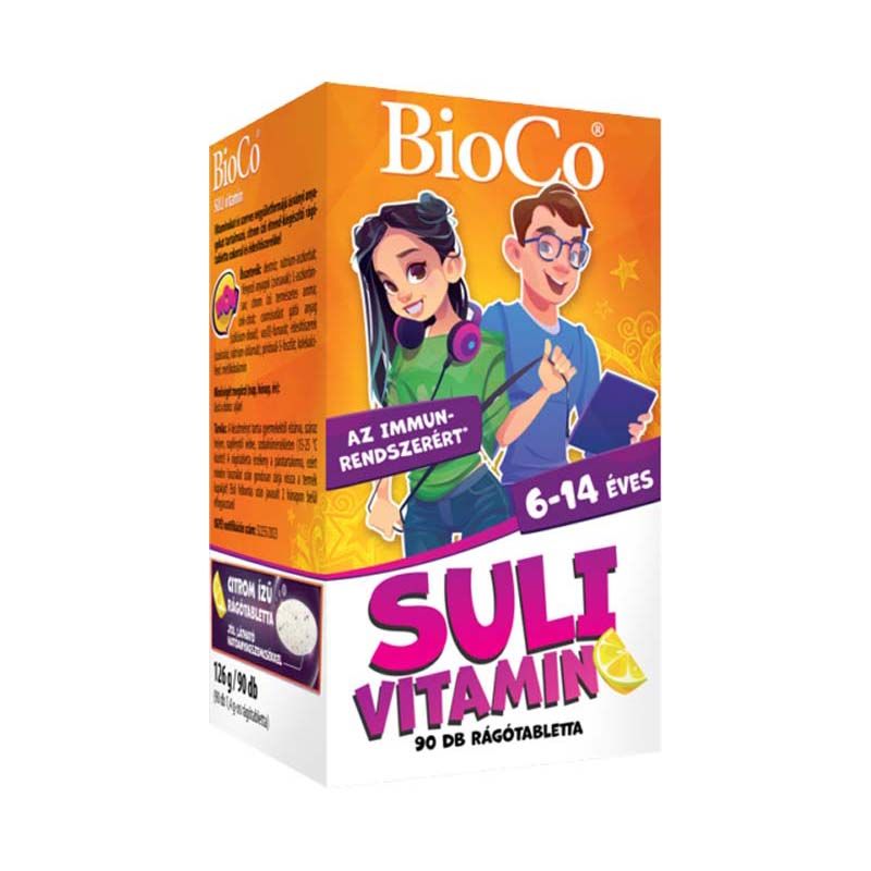 BioCo Suli vitamin rágótabletta citrom ízű