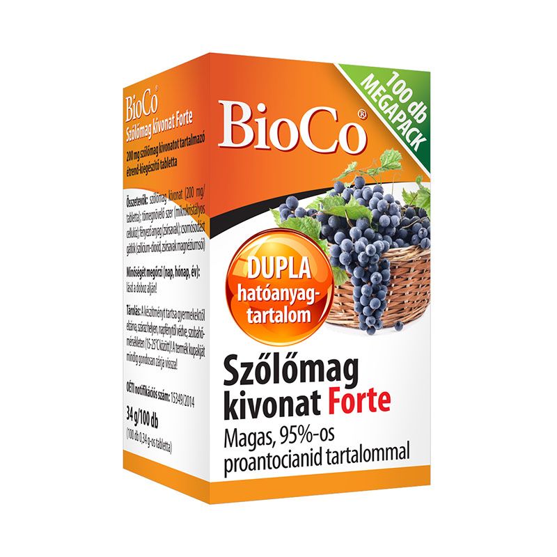 Bioco szőlőmag forte tabletta megapack