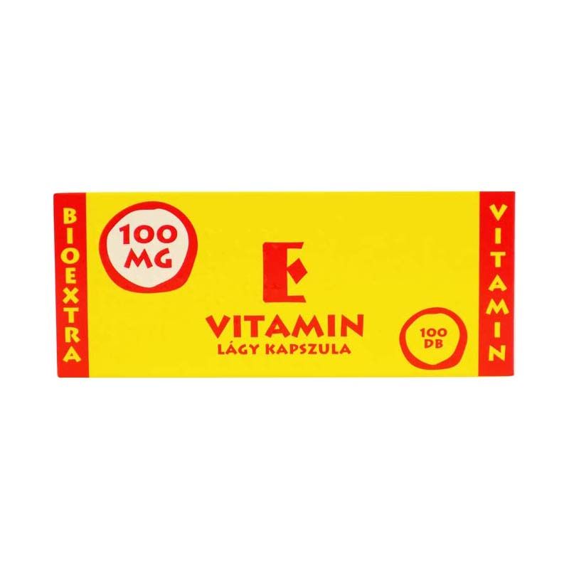 Bioextra E-vitamin 100 mg lágy kapszula