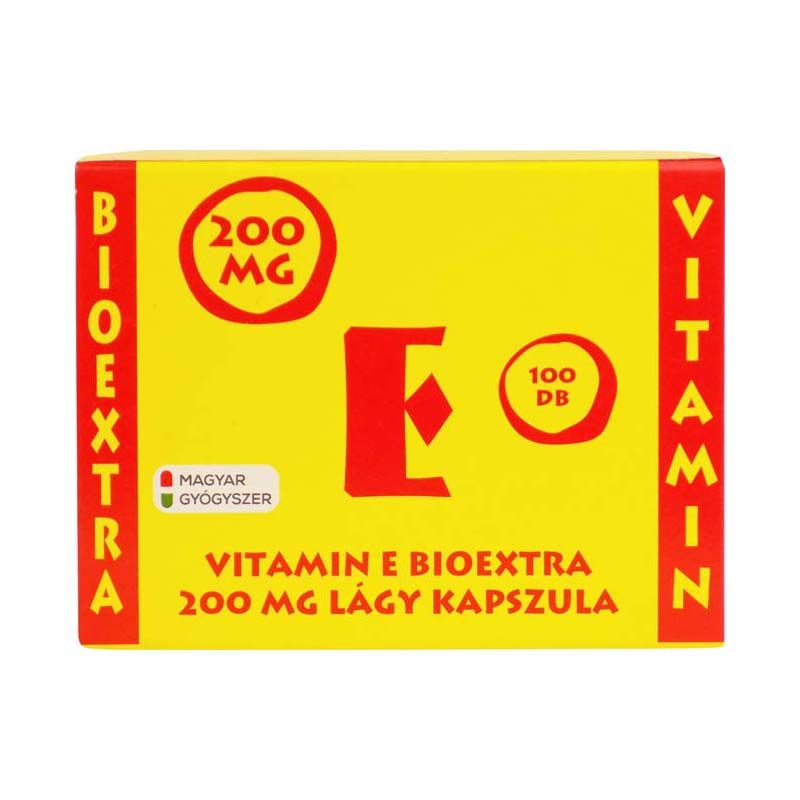 Bioextra E-vitamin 200 mg lágy kapszula