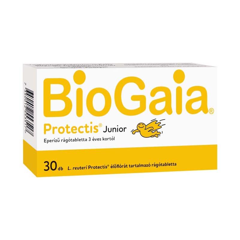 BioGaia Protectis Junior rágótabletta eper ízű