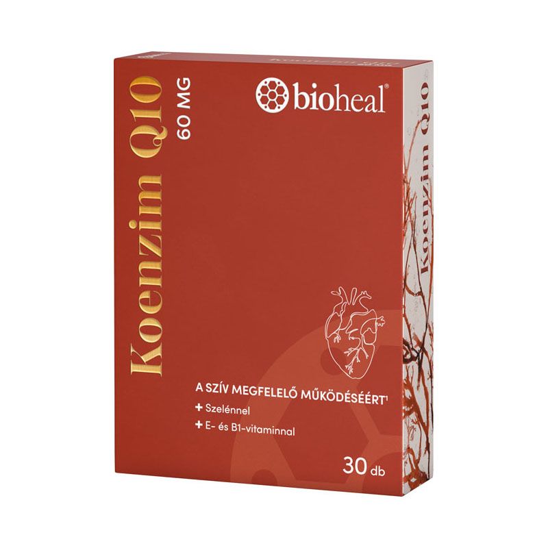 Bioheal Koenzim Q10 + Szelén + E-vitamin + B1-vitamin